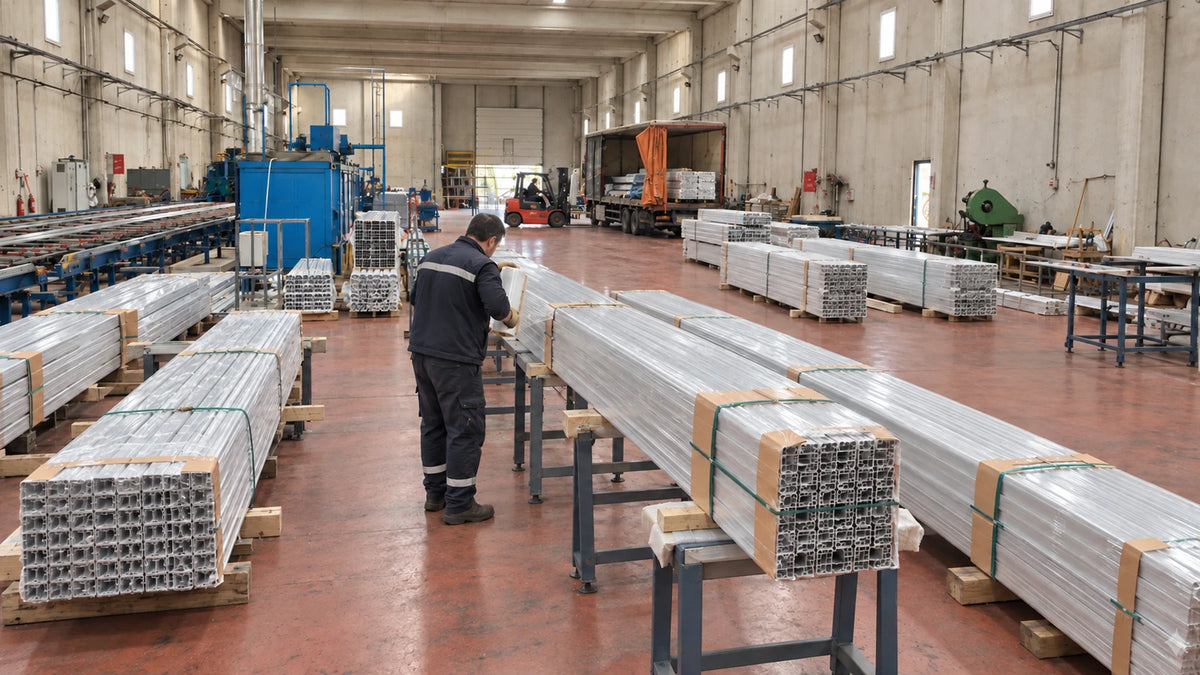 Paketleme ve sevkiyat — Yiğit Alüminyum üretim parkuru
