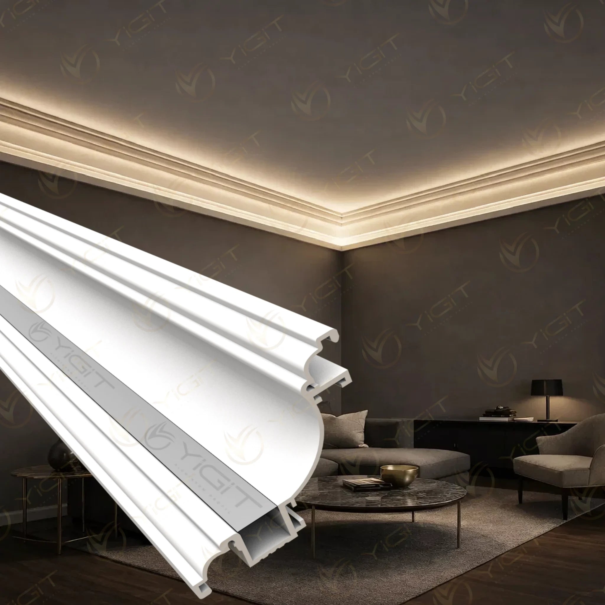 Kartonpiyer LED Profili özgün ürün fotoğrafı.