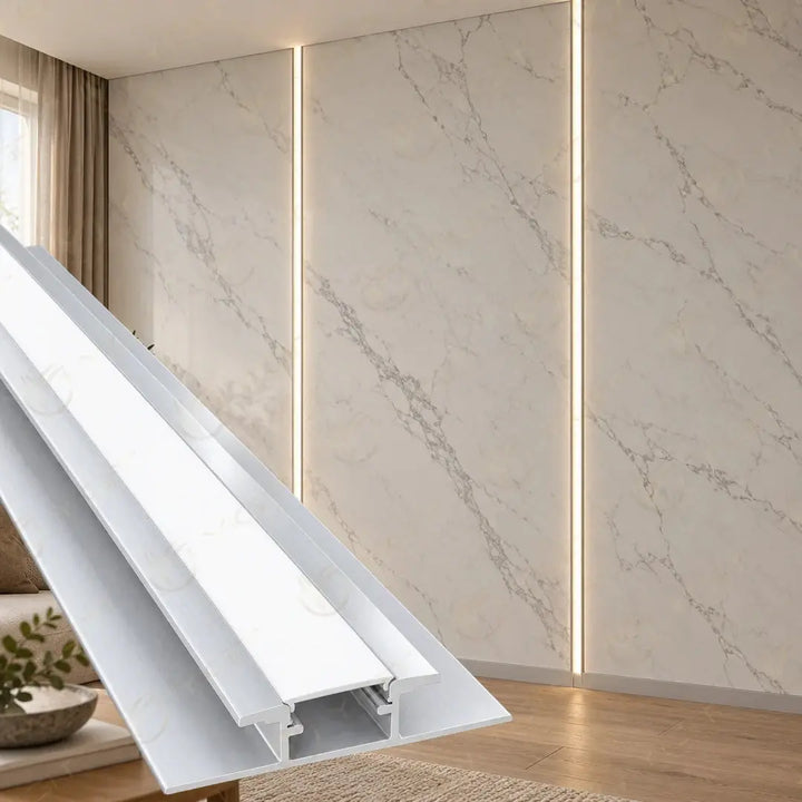 4MM LED'li H Birleşim Profili (PVC Panel) Yiğit Alüminyum