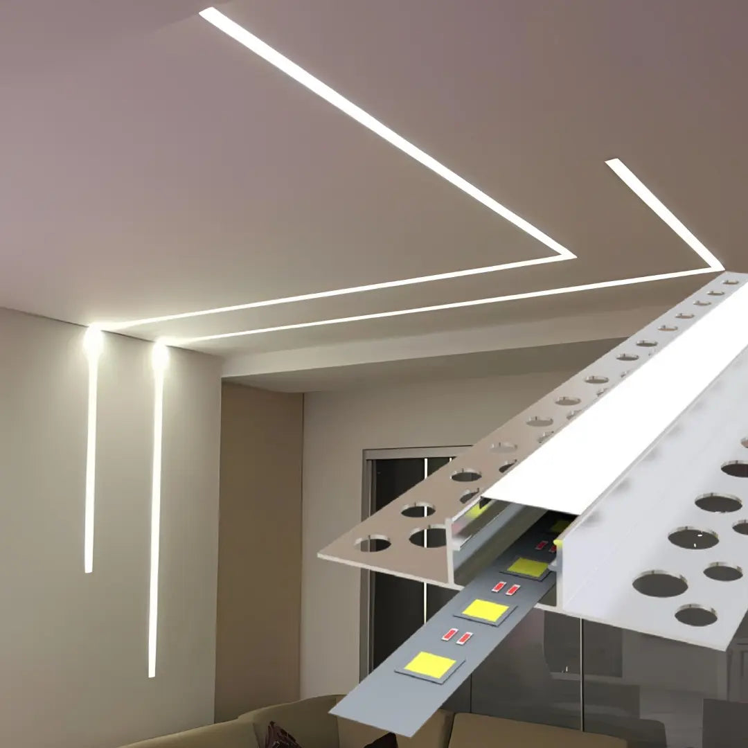 1.5CM Trimless Alçıpan Altı LED Profili – Yiğit Alüminyum
