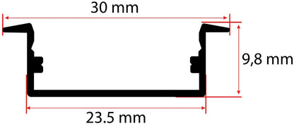 10X23 Kanatlı LED Profili Yiğit Alüminyum