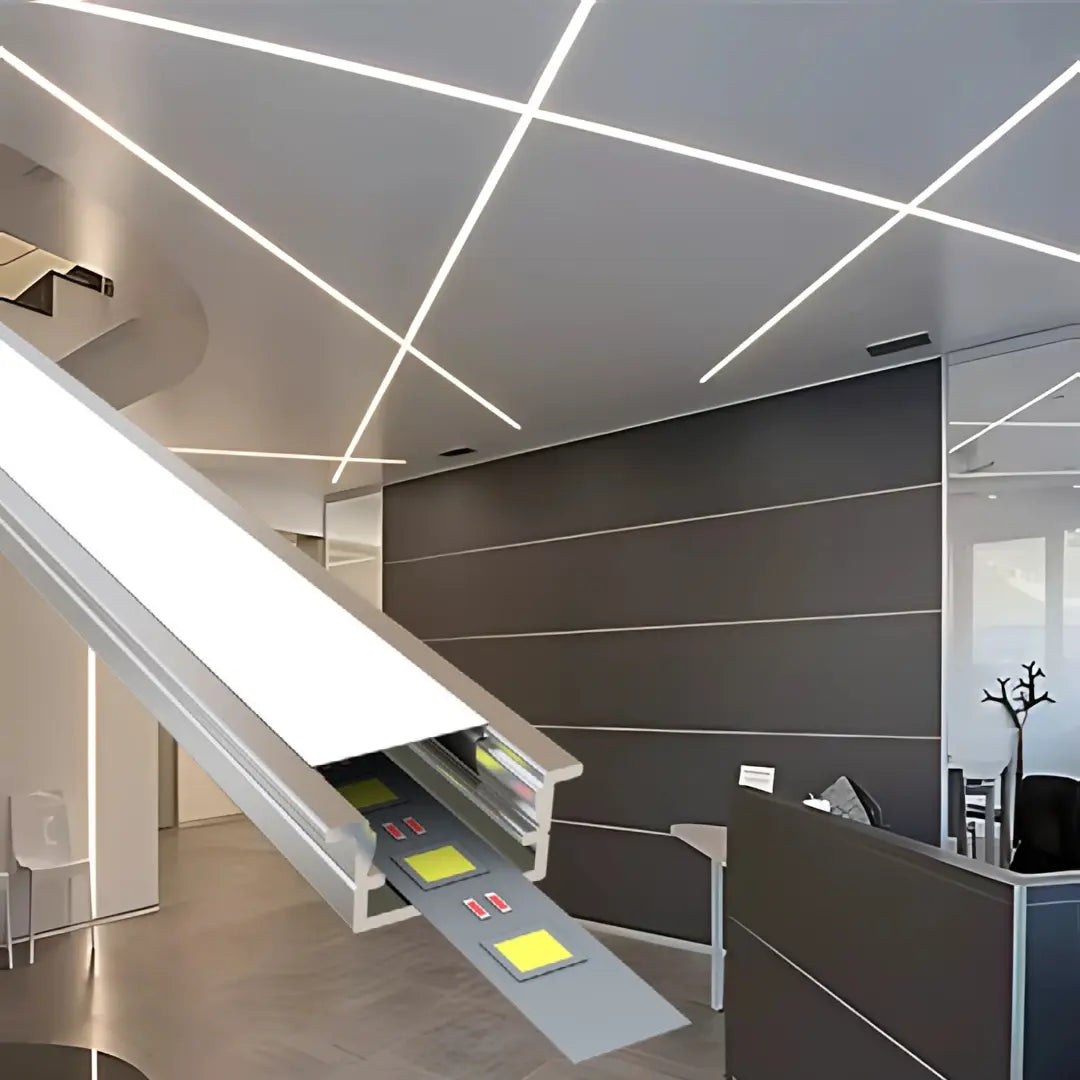 8X17 Kanatlı LED Profili | Yiğit Alüminyum
