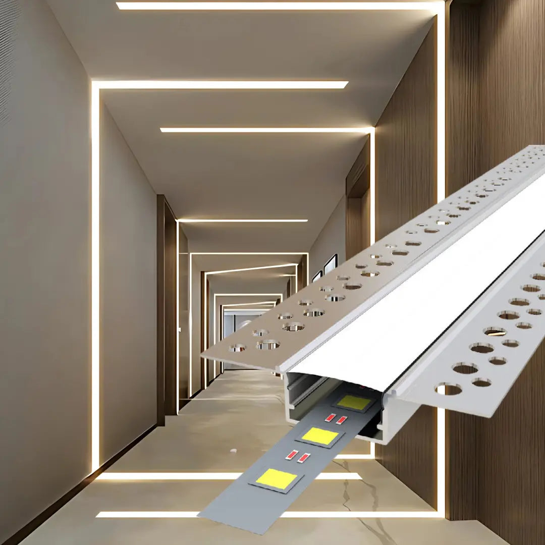 2.2CM Trimless Alçıpan LED Profili – Yiğit Alüminyum