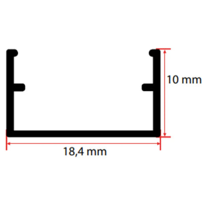 12X18 LED Profili Yiğit Alüminyum