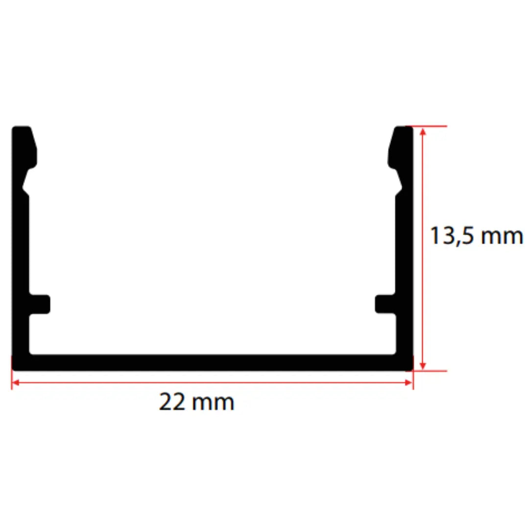 22X13 LED Profili Yiğit Alüminyum
