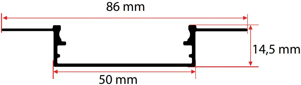 5CM Trimless LED Profili Yiğit Alüminyum