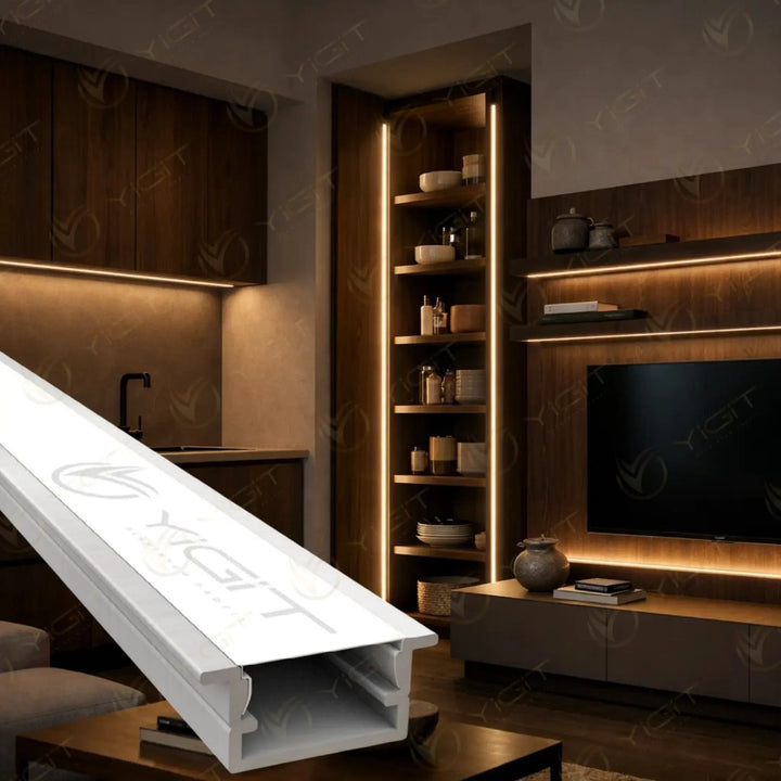 7X13 Kanatlı LED Profili Yiğit Alüminyum