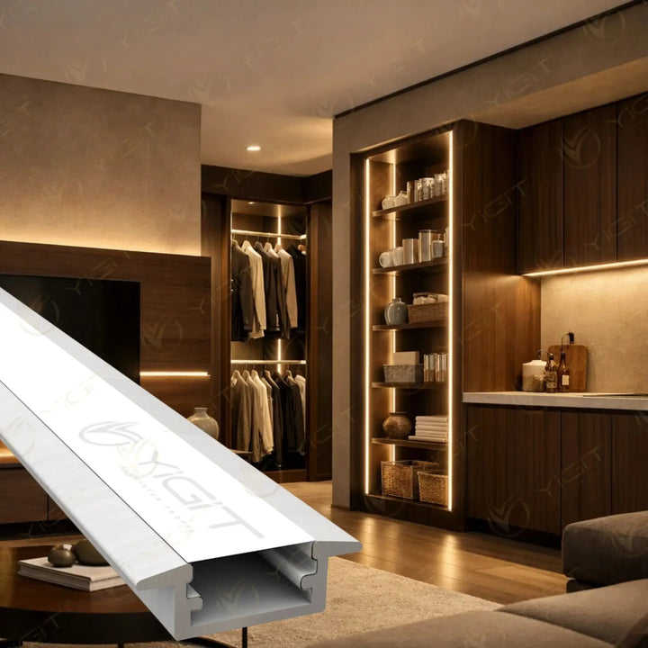7X22 Kanatlı LED Profili Yiğit Alüminyum