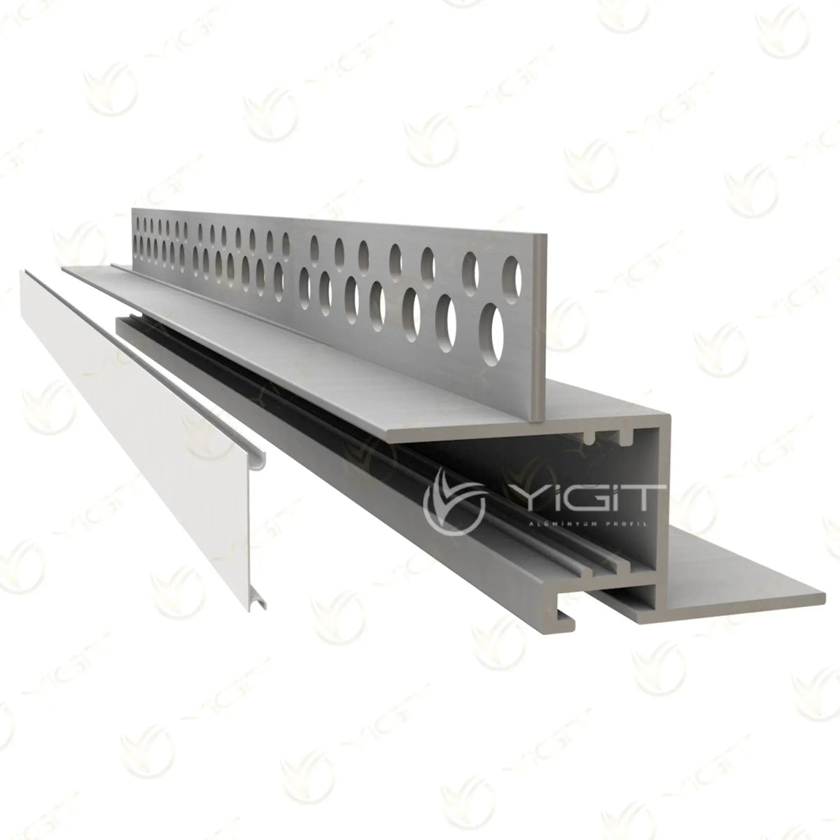 Y6249 Alçıpan Gizli Köşe LED Profili (17×10) Yiğit Alüminyum