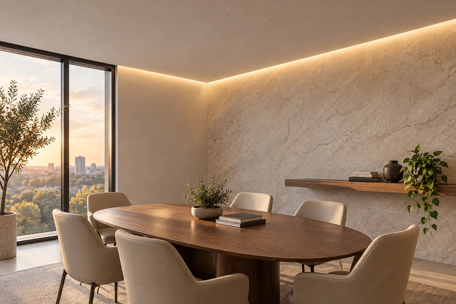 OFİS: MİMARİ BİR ÇERÇEVE — temsili Y6368 yerleşimi.