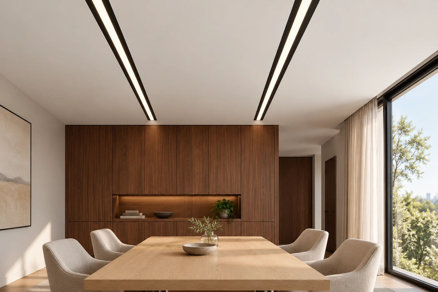 OFİS · MASA ÜZERİNDE DOĞRULTU — Y6372 alçıpan tavan tasarım fikri.