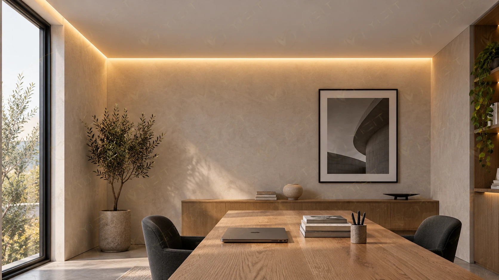 OFİS: TEMİZ BİR MİMARİ HAT — temsili Y6247 uygulama fikri.