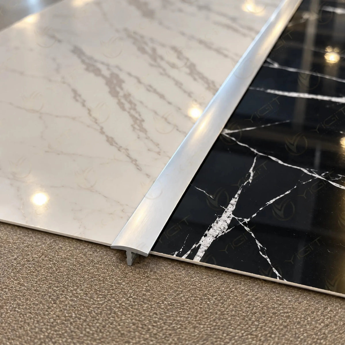 10MM T Geçiş Profili (PVC Panel) Yiğit Alüminyum