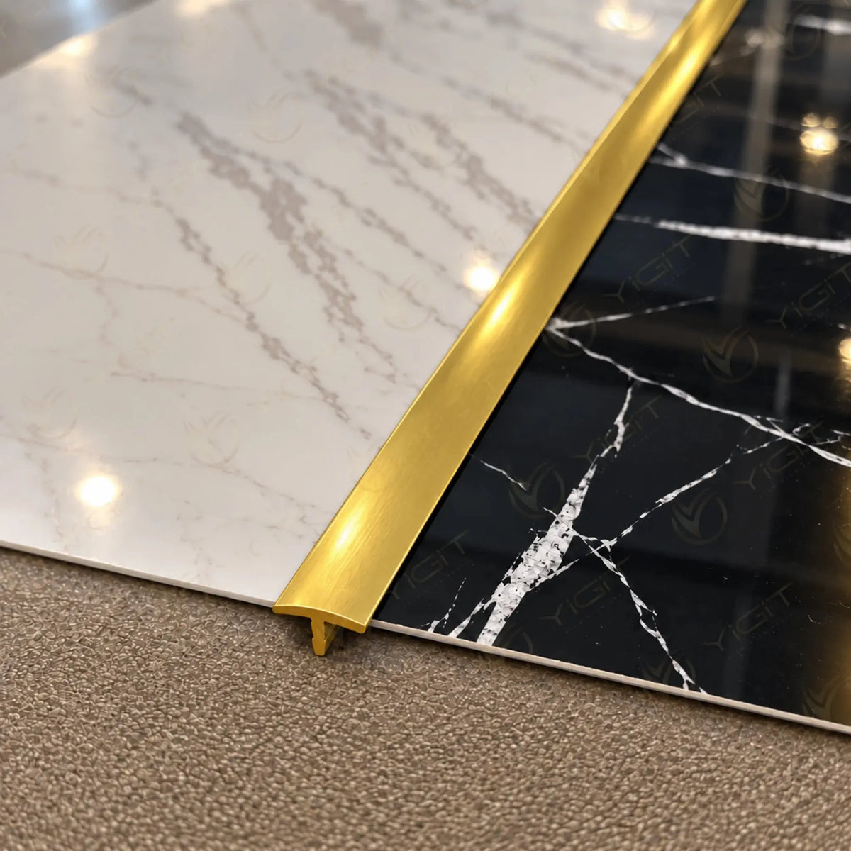 10MM T Geçiş Profili (PVC Panel) Yiğit Alüminyum