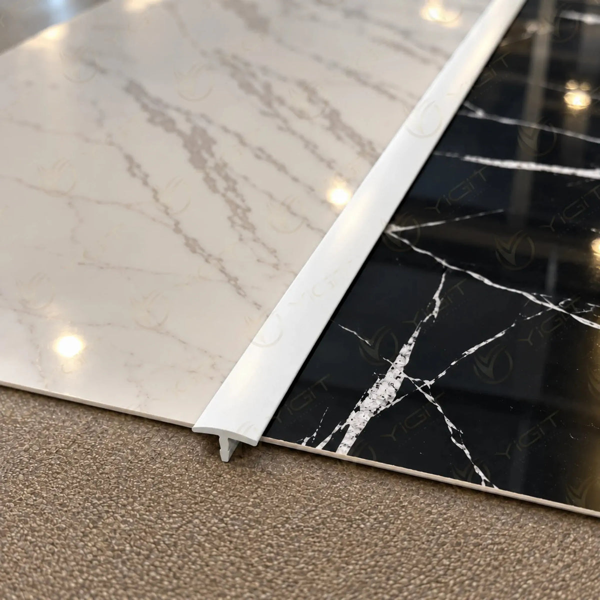 10MM T Geçiş Profili (PVC Panel) Yiğit Alüminyum