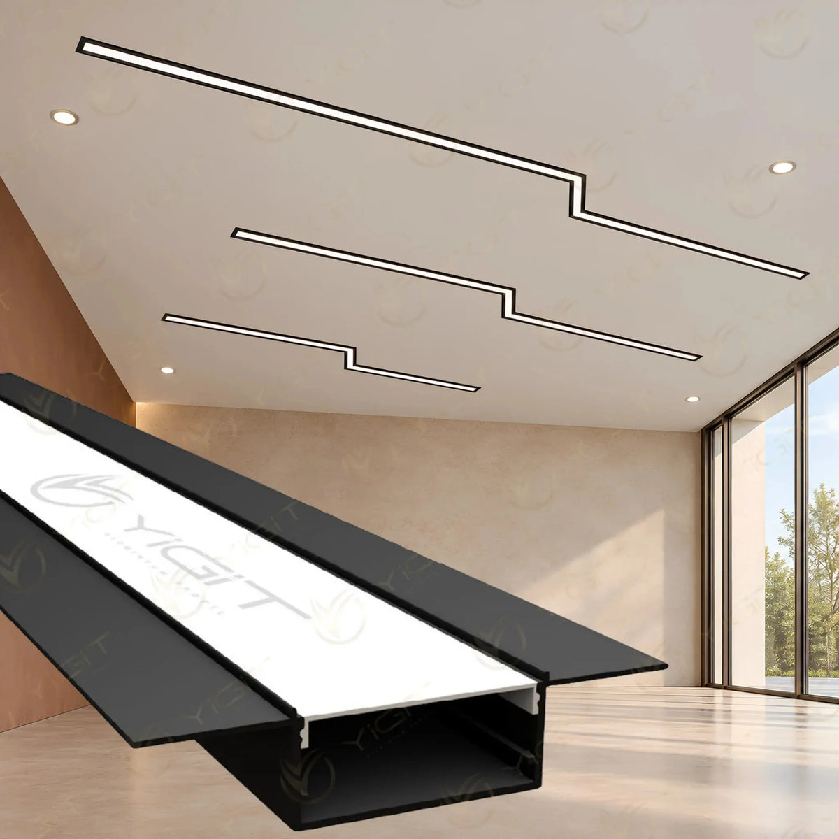 3.2CM Slim LED Profili Yiğit Alüminyum