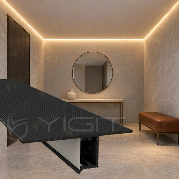 Y6247 Alçıpan Gizli Köşe LED Profili Yiğit Alüminyum