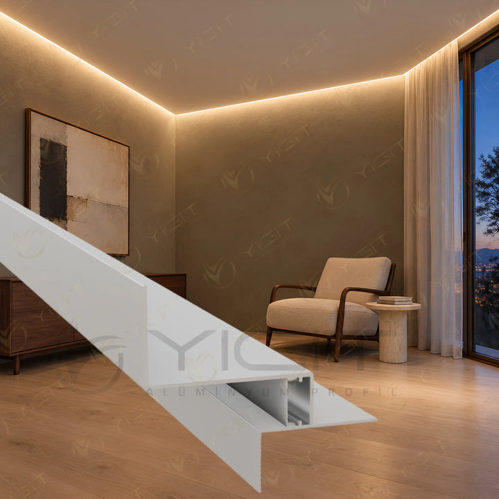 Y6368 Alçıpan Gizli Köşe LED Profili